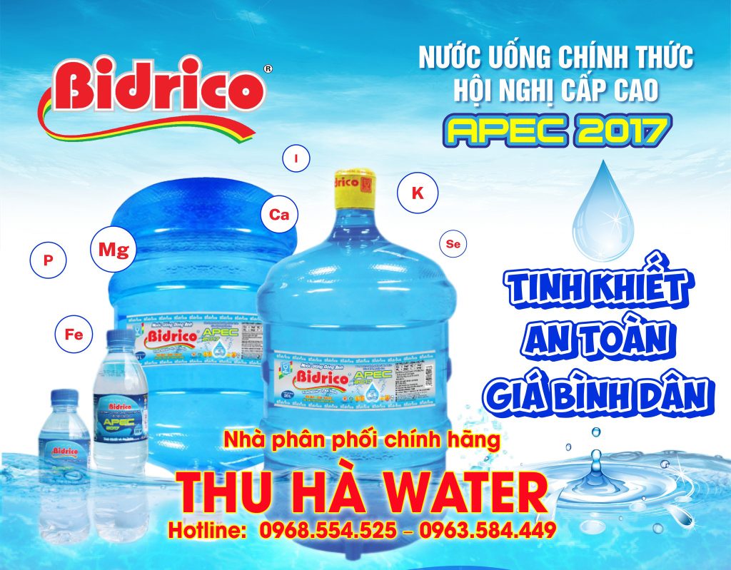 Đại lý nước uống Bidrico chính hãng Thu Hà Water