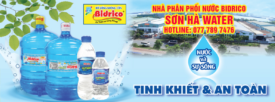 đại lý nước Bidrico Sơn Hà Water