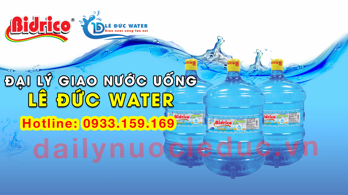 Đại lý nước uống Bidrico Lê Đức Water