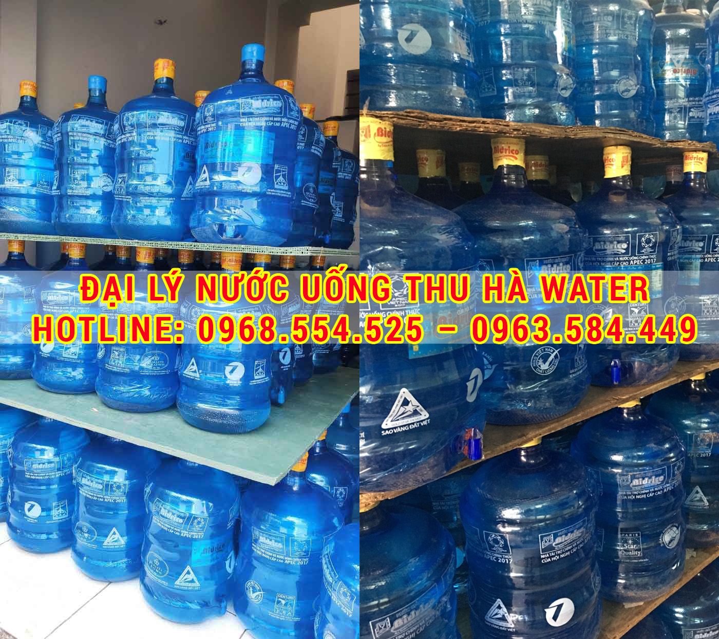 Đại lý giao nước uống tận nhà - Thu Hà Water