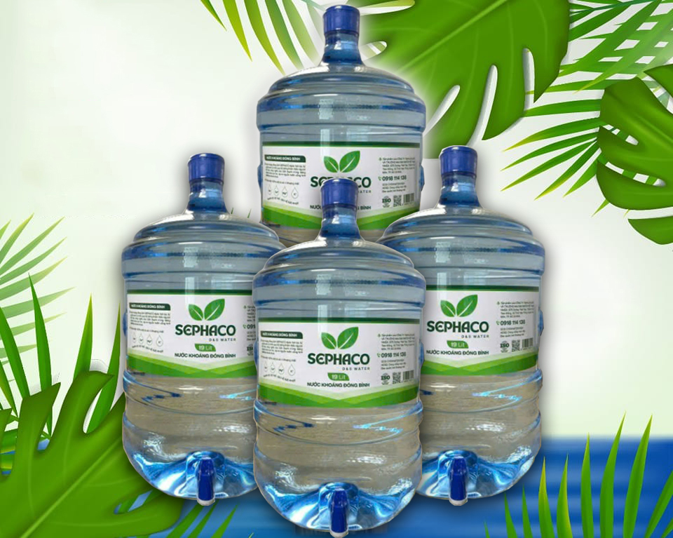 Nước bình giá rẻ Sephaco 19L