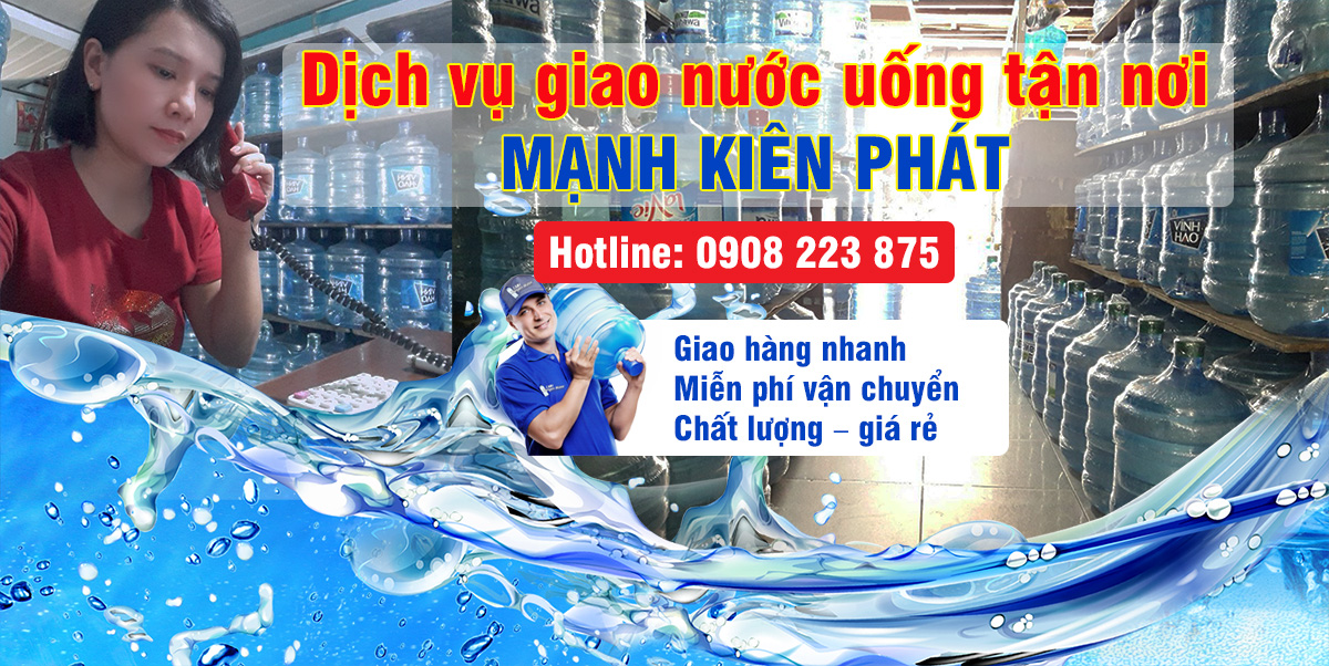 Đại lý giao nước uống Mạnh Kiên Phát