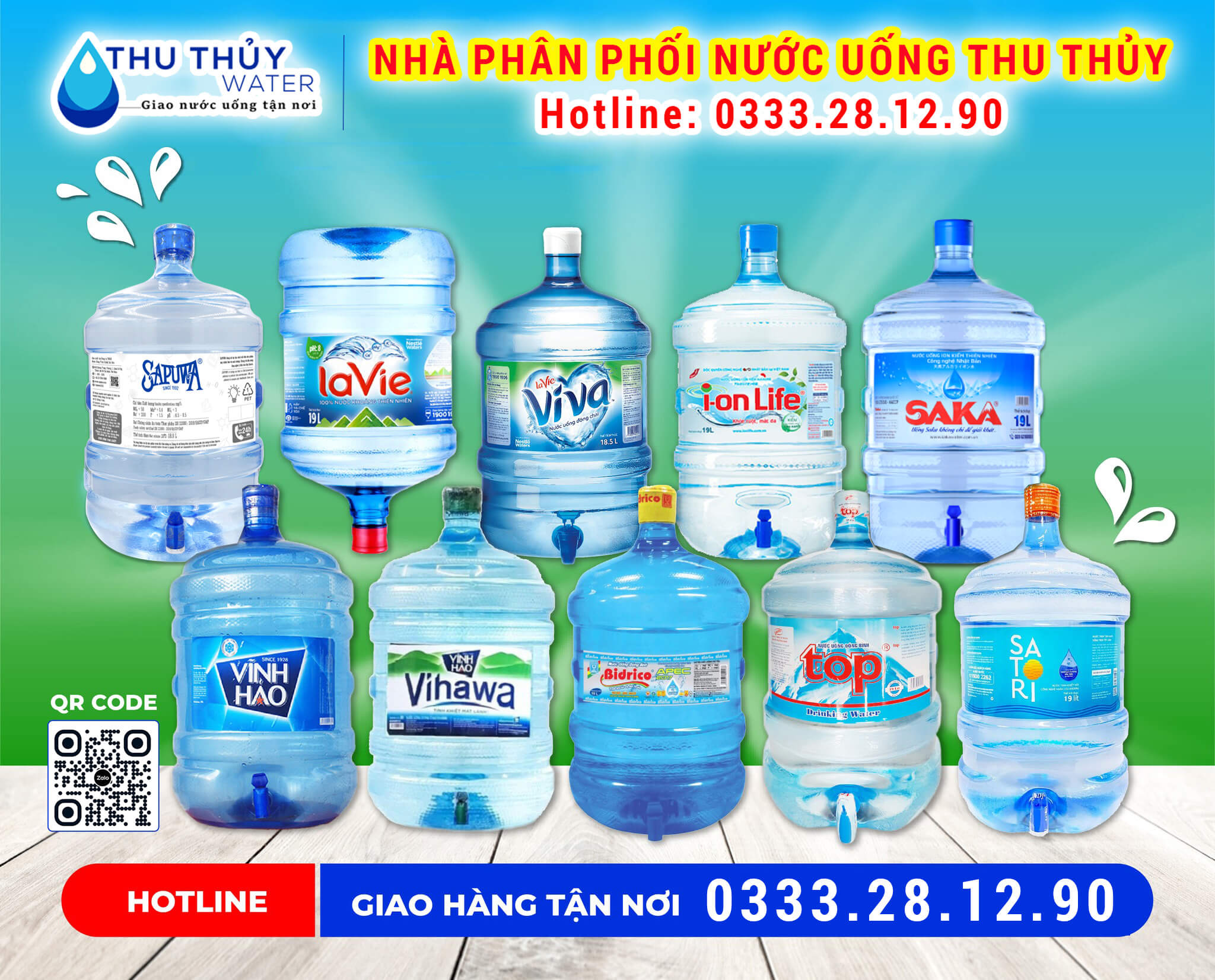 Đại lý nước bình Gò Vấp - Thu Thủy Water